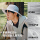 蕉下（beneunder）遮阳帽子男渔夫帽防晒帽钓鱼帽太阳帽登山帽防泼水TS730黑
