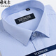 Maire Yageo Short Shirt Men's Pure Cotton Free Fer Business Casual Striped Shirted Papa d'âge moyen Summer Coton Inching Coton pouce DX6623 38
