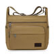 Yupinjia thickened canvas tool bag large capacity plumber wear-resistant dirty messenger bag multi-functional decoration electrician bag tool bag khaki