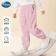 Disney Girls' Velvet Pants Winter Children's Sports Pants Autumn and Winter Corduroy Casual Pants SS98424-G Pink