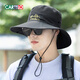 CARTELO crocodile sun hat men's large brim sun hat summer outdoor sun hat breathable foldable fishing mountaineering fisherman hat