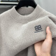 
LAORENTOU plus velvet thickened half turtleneck sweater for men in autumn and winter middle-aged and young men in warm inner knitted base shirt sweater men's trend 9859 meters white XL Recommended 135-150Jin [Jin equals 0.5 kg]