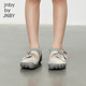 Jnby от Jnby jiangnan Buyi Детская одежда Легкая спортивная обувь Спезиция Splising Secute Spring и Summer Boys and Girls Kids 6O4M12860 673/серой размер порошка 30 (длина обуви, внутренний диаметр 196 мм)