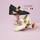 
Best 25 spring retro Mary Jane shoes thick heel square toe women's singles M1509AQ5 brown 39