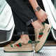 
Huilijun 2025 winter extra-large board shoes 45 original niche trendy shoes 46 sports casual shoes 47 retro light luxury men's shoes 48 6175 meters green 41