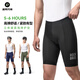 Locke Brothers Cycling Pants Men's and Women's Mountain Road Bike Shorts Sponge Cushion Cycling Jersey Summer Black L