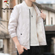 Woodpecker (Tucano) Chaqueta masculina Spring y Autumn Nuevo uniforme de béisbol corto de béisbol sólido versátil versátil versión coreana chaqueta juventud versátil k12109 negro 2xl