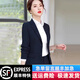 Gu Tiqi professional suit suit female hotel manager work clothes spring and autumn professional wear women's suit formal women's suit jacket black suit + pants + shirt XL