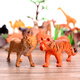 32 Wild Dschungel Simulation Tiermodell Set Spielzeug Kinder Dinosaurierspielzeug Tiger Lion Boy Geschenk (Insekt + Schmetterling + Vogel + Wild) 53 Geschenke