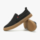 Accrochez dix chaussures en toile pour hommes 2025 Été Nouveau chaussures décontractées de pied pour hommes respirants pour hommes, chaussures de laziness Old Beijing Chaussures noires 42 (taille de chaussure en cuir)