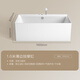 Jomoo Badewanne Heimat Badezimmer Erwachsene Acryl freistehende Badebadbad Bad Bad Bad Bad Dusche Kunst Bad Pool freistehend 1,6 m Massage Zelle yr13116