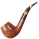 沙芬（SAVINELLI）意大利烟斗石楠木316大口径过滤嘴手工高档雪茄V草烟斗男士烟类 P427LMC-677【帕洛玛】5星推荐
