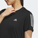 Adidas adidas camiseta femenina de verano para mujer transpirable secado rápido ropa deportiva cómoda fitness de cuello redondo