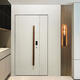 Customized light luxury cast aluminum door villa door mother door rural self-built house entrance door door door anti-theft double opening copper door Customized cast aluminum door