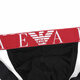 ARMANI/Armani EA men's fashion Eagle logo 2-piece sexy thong EM000257 AF10778 dark blue/red MB315 2 pieces XL