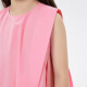 Jnby por Jnby Jiangnan Buyi Ropa para niños Summer Summer Sleeveless Casual Light y Cool Girls and Children 1N6G11620 679 Powder 100 cm
