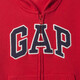 Gapu Boys and Girls Toddlers 2025 Autumn New Fleece Logo Hooded Sweatshirt Jacket Children's Clothing US Version 723271