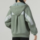 
Adidas jacket women's spring new hooded jacket fashionable comfortable warm knitted sports casual jacket cardigan IK9894 S