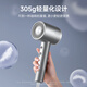 KONKA hair dryer, household mute negative ions, high power, no damage to hair, constant temperature, quick drying, convenient high-speed hair dryer, high-end brand gift box, birthday gift for parents, celebrity + technology silver, billion-level negative ion quick drying + drying cap + gift box