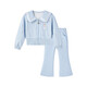 Disney Frozen Princess Elsa Girls Set Fall New Children's Casual Cardigan Tops and Pants с двумя частями