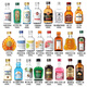 Färero 50ml kleiner Weinversion Kombination aus fremdes Weinbasis Wein kleine Flasche Wein vorgemischt Cocktail XO Brandy Whisky Strawberry Vodka 50ml 1 Flasche