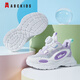 ABC KIDS children's shoes for children's summer running sneakers for boys and girls mesh breathable casual shoes 3525Q lilac purple white 31