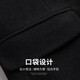 SHANSHAN Shanshan suit men's autumn and winter wool blended business professional single suit thickened warm top men's commuter jacket black L 175