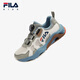 Fila Fila Chaussures pour enfants Chaussures de formation complète des enfants 2025 Summer Sports Chaussures Sports For Hommes et filles Middle Enfants Chaussures de plein air Blanc / Église Stone Green-Ja 37 Longueur intérieure 23,5 cm