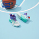 Chaussures de basket-ball pour enfants Jordan Chaussures de sport d'été pour enfants Boys Velcro Chaussures pour enfants Qimeng Blue / Fantasy Purple 32