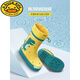 G. Duckkids Kinderregenstiefel für Jungen und Mädchen nicht rutschfeste Jungen und Mädchen Regenstiefel für Grundschüler mit mittlerer und großer Kinder, um zur Schule zu gehen. Purpur kleines weißes Kaninchen (verbesserter wasserdichte elastische Schuhmund) Größe 31 (innere Länge 20,5 cm)