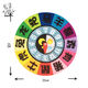 Sin tela Doce de doce letreros zodiacos de enseñanza Ayudas de enseñanza Gran plato giratorio Bag Material de bricolaje Handmade 12 Zodiaco Reloj Kindergarten Terminado Doce Ayudas de enseñanza del zodiaco sin almacenamiento Sólo Lay Flat Lay