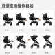Good kids (GB) stroller carbon fiber light folding newborn high landscape baby trolley 0-3 years old for GB826/A1000 [Sitting + sleeping basket split] GB826 Black Swan