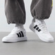 阿迪达斯 （adidas）板鞋男鞋 2025夏季新款运动鞋低帮透气休闲鞋耐磨轻便小白鞋 皮面透气小白鞋/主推款 42 （内长260mm）