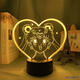Sailor Moon periphere Figuren Moon's Wild Kaninchen Feuer Wilder Erde niedliche Glühbirne Stand -up -Karten -Ornament Nachtlicht Geschenk DM257 Mondhase (wiederaufladbares Modell) Bluetooth Audio 7 Farblichthalter