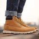 Timberland Tianbolan casual shoes for men outdoor mountaineering and kicking big yellow boots waterproof leather high-top Martin boots men's shoes A1JHF/wide version/suggested to take a small size 43 (270mm)