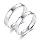 PT950 platinum ring, plain ring, white gold pair of rings for couples, a pair of men's and women's diamond rings, wedding rings, moissanite for girlfriends, a light luxury model to stay together for a lifetime, a pair of 2 rings
