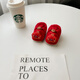 Chaussures pour bébé rouge Midur Spring and Automn Style Chaussures pour les garçons et les filles pleine lune 100 jours 1 an Festive 0-6 mois Chaussures bébé caifulong (Rope Elastic Red Pure Cotton Chaussures) 11 S Longueur intérieure 10,5 cm recommandée 0-6 mois