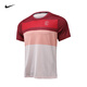 T-shirt Nike Nike T-shirt Dri-Fit Dri-Fit rapide Dry Breathable Tennis Sports Souche courte Summer Top Casual Coral Red FZ9846-677 XL