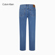 
Calvin KleinJeans [Replica 90 Series] 25 Spring and Summer Men and Women Same Model ck Retro Straight Jeans 4RB701G U1W-Denim Light Blue 33