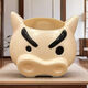 Miaofan creative pen holder desktop ornaments for children to send teacher handicrafts stationery storage box cute cartoon pig student yellow [fatty]