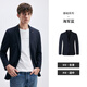 Navigare Italian small sailing men's suit 25 spring new casual commuter single western flat collar suit men's blazer navy blue M