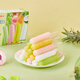 Meiji juice popsicles (grape, white peach, pineapple, coconut) 32g*16 popsicles in color box