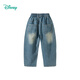Disney vêtements pour enfants garçons à la mode décontracté polyvalent pantalon en jean pour enfants bleu denim 150