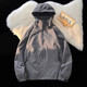 Semir Spring- und Herbstwindproof-Jacke Drei-in-eins-Windmantel wasserdichte Regendichte im Freien im Freien mit schwarzer großer Reitkleidung 6628 Dunkelblau regulär m