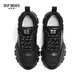 
DEEP BREATH Deep Breath Women's Shoes Thick Sole Fashion Strap Curved Daddy Shoes Casual Shoes AX12242 Black 34