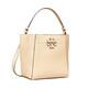 汤丽柏琦（Tory Burch）tb水桶包 McGraw 系列荔枝纹皮革手提包女款斜挎包【送礼】 【小号】米白色74956 724 长19cm 宽12.5cm 高18cm