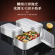 FancyChic1098 reines Aluminium im Freien Picknick Camping Lunchbox Old Lunch Box Factory Kantine Aluminium Bento Box Frische Box Outdoor Einfacher Stil 1 Kleine mittelgroße und große Größe (klebrig)