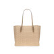 CoaCH (COACH)CITY 33 women's bag tote bag fashion printed one-shoulder handbag large capacity bag Valentine's day gift sand yellow with taupe CV967SVPWH gift