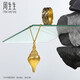 
Zhou Shengsheng Huayu Cool Trend Series Dragon Scale Ancient Gold Ring Foot Gold Ring Ring 94372R Priced 15 rings - 17.84 grams (including labor cost 1,050 yuan)