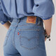 Levi's 25-year-old new women's 724 high waist slim straight jeans
